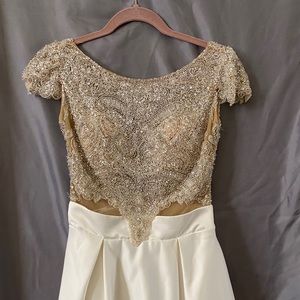 White cocktail dress